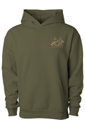 Simple CB Logo Hoodie Olive