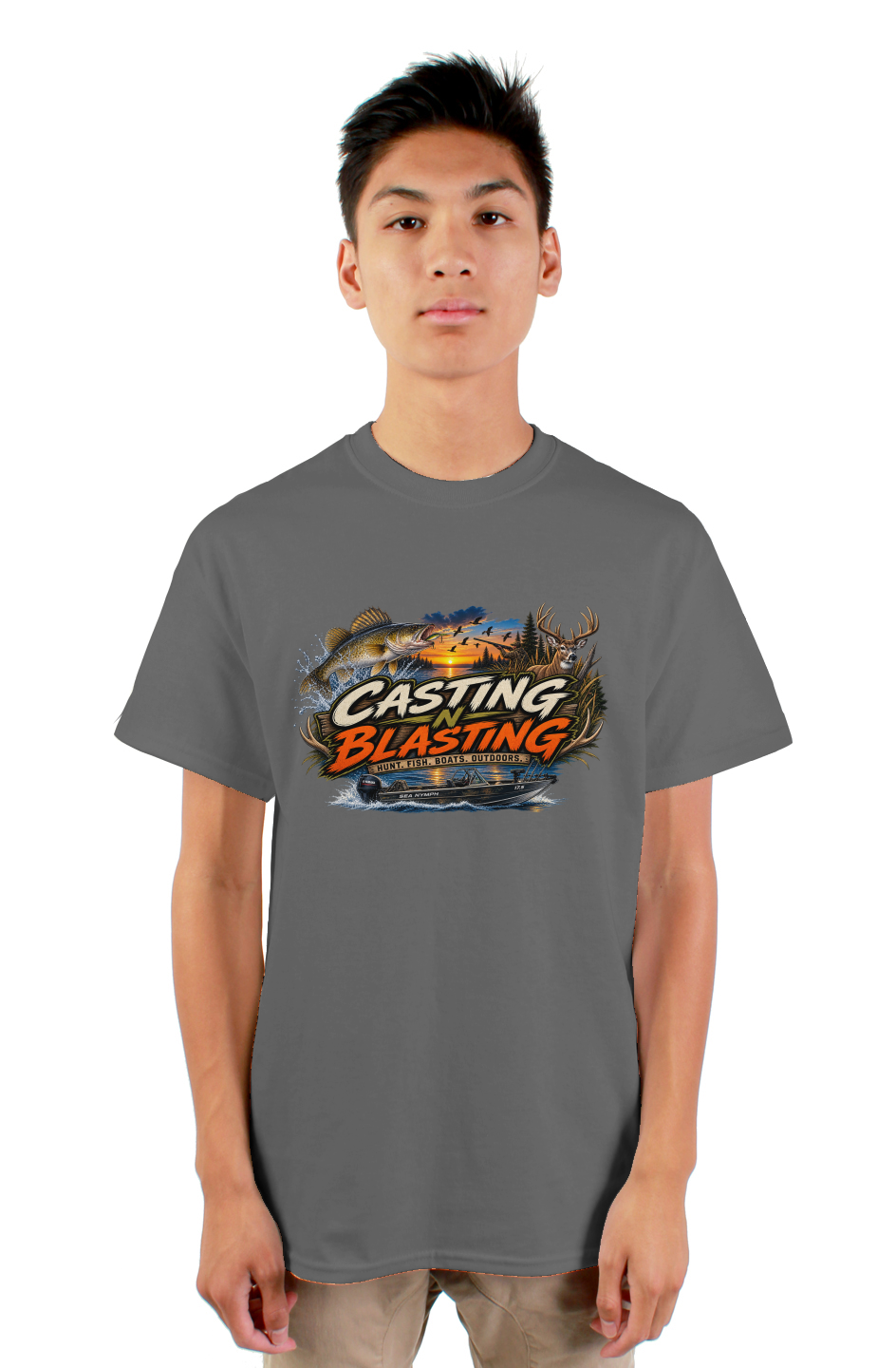 Charcoal - Chuck's Signature Tee