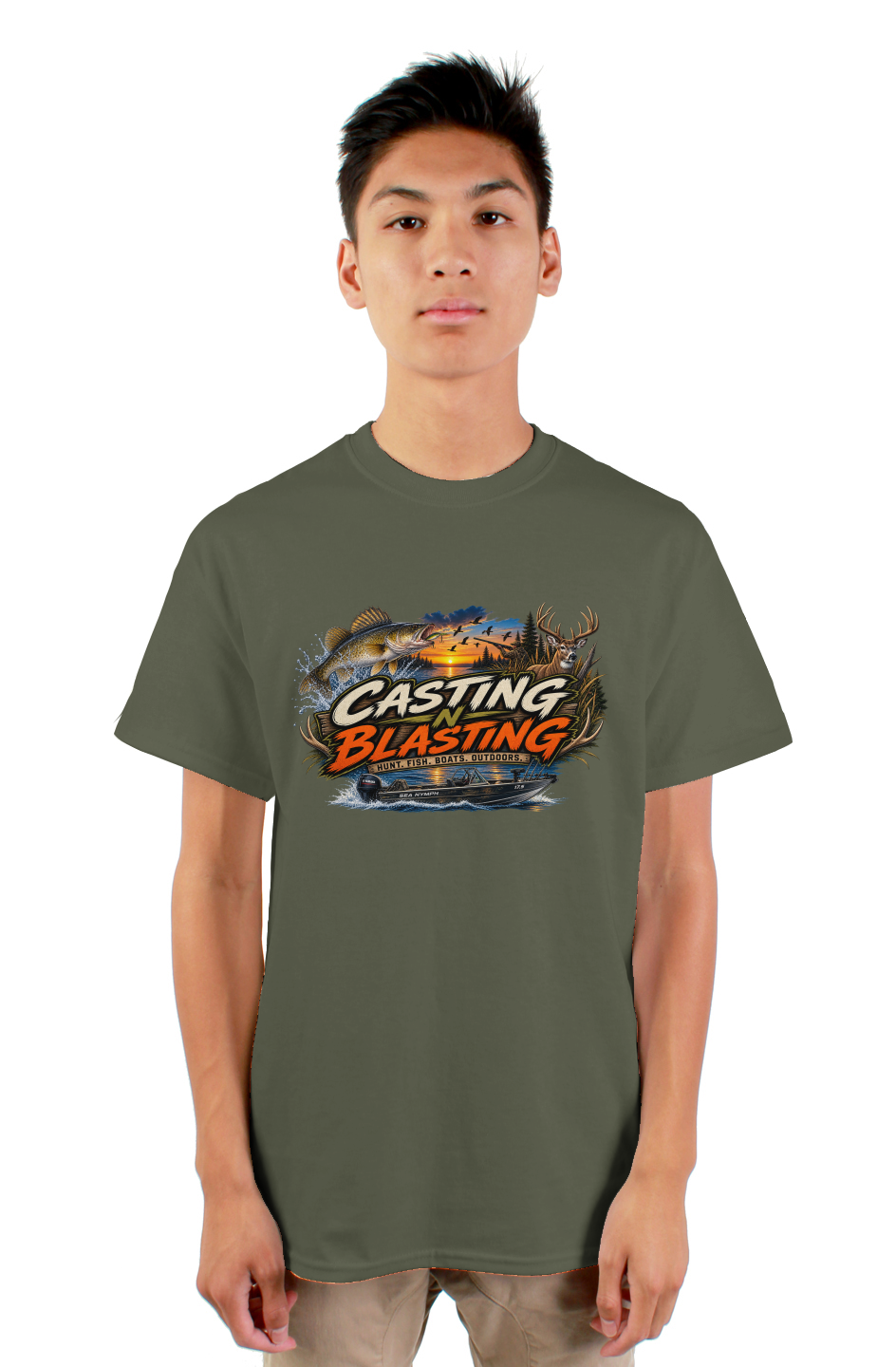 Military Green - Chuck's Signature Tee
