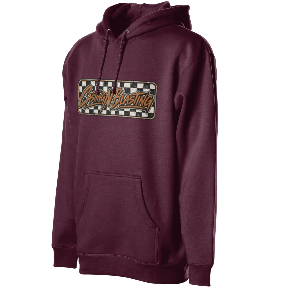 Maroon - Women 39 s Checkered CB Hoodie