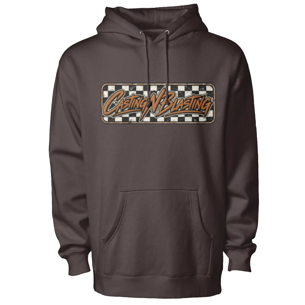 Dark Chocolate -Women 39 s Checkered CB Hoodie