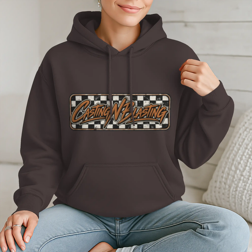 Dark Chocolate -Women 39 s Checkered CB Hoodie