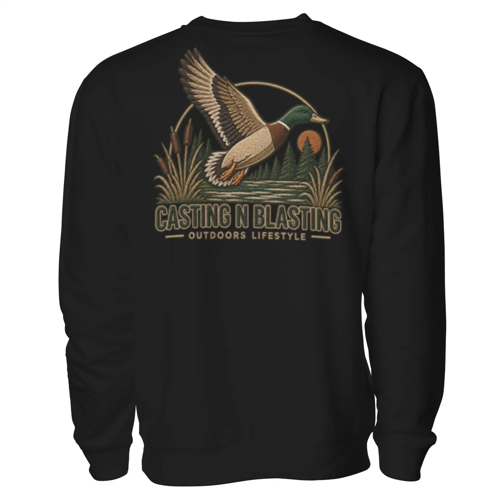 Black - Women 39 s CB Mallard Crewneck