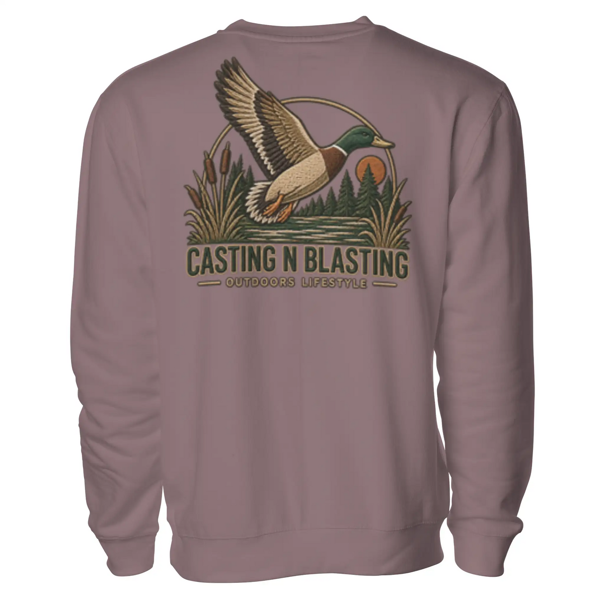 Heather Dark Maroon - Women 39 s CB Mallard Crewneck