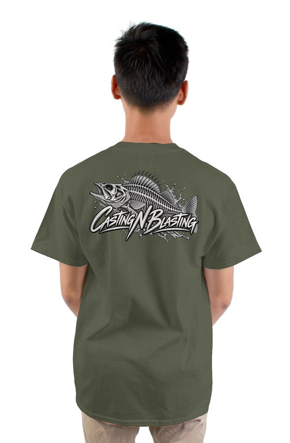 Military Green - Men 39 s Walleye Shirt