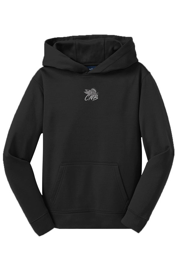 Black - Women' Fleece Hooded Pullover