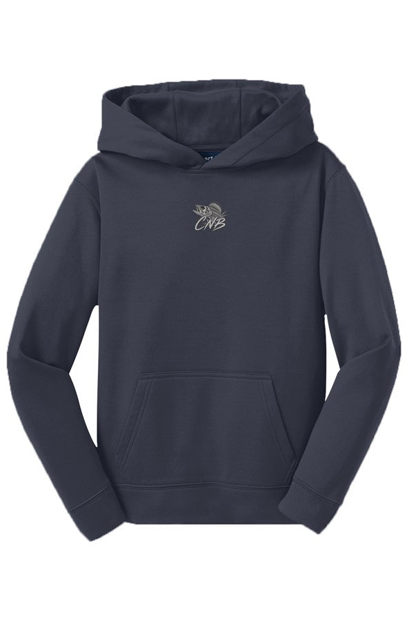 Navy - Women' Fleece Hooded Pullover
