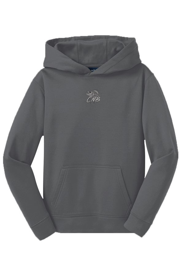 Dark Smoke Grey- Women' Fleece Hooded Pullover