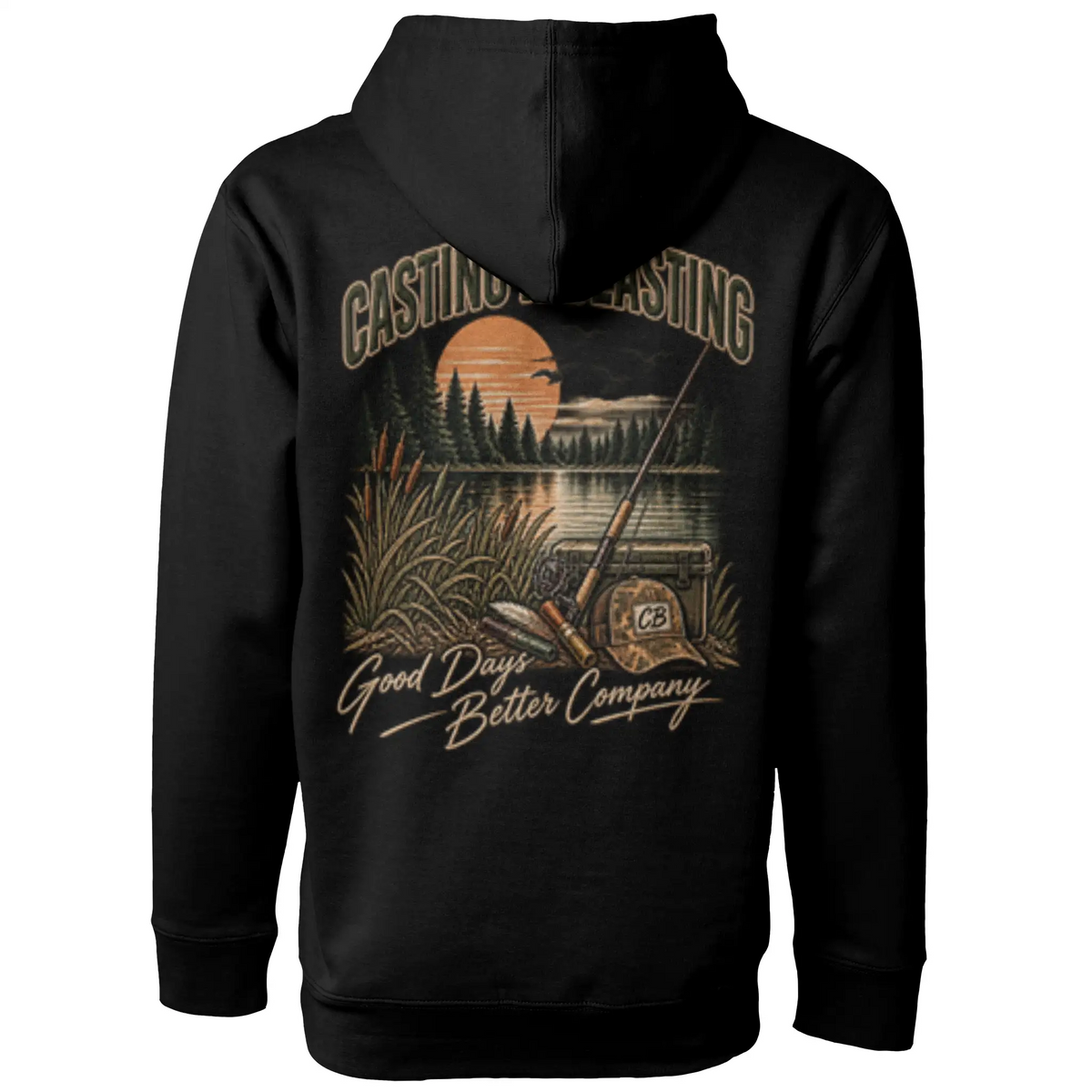 Black - independent pullover hoody