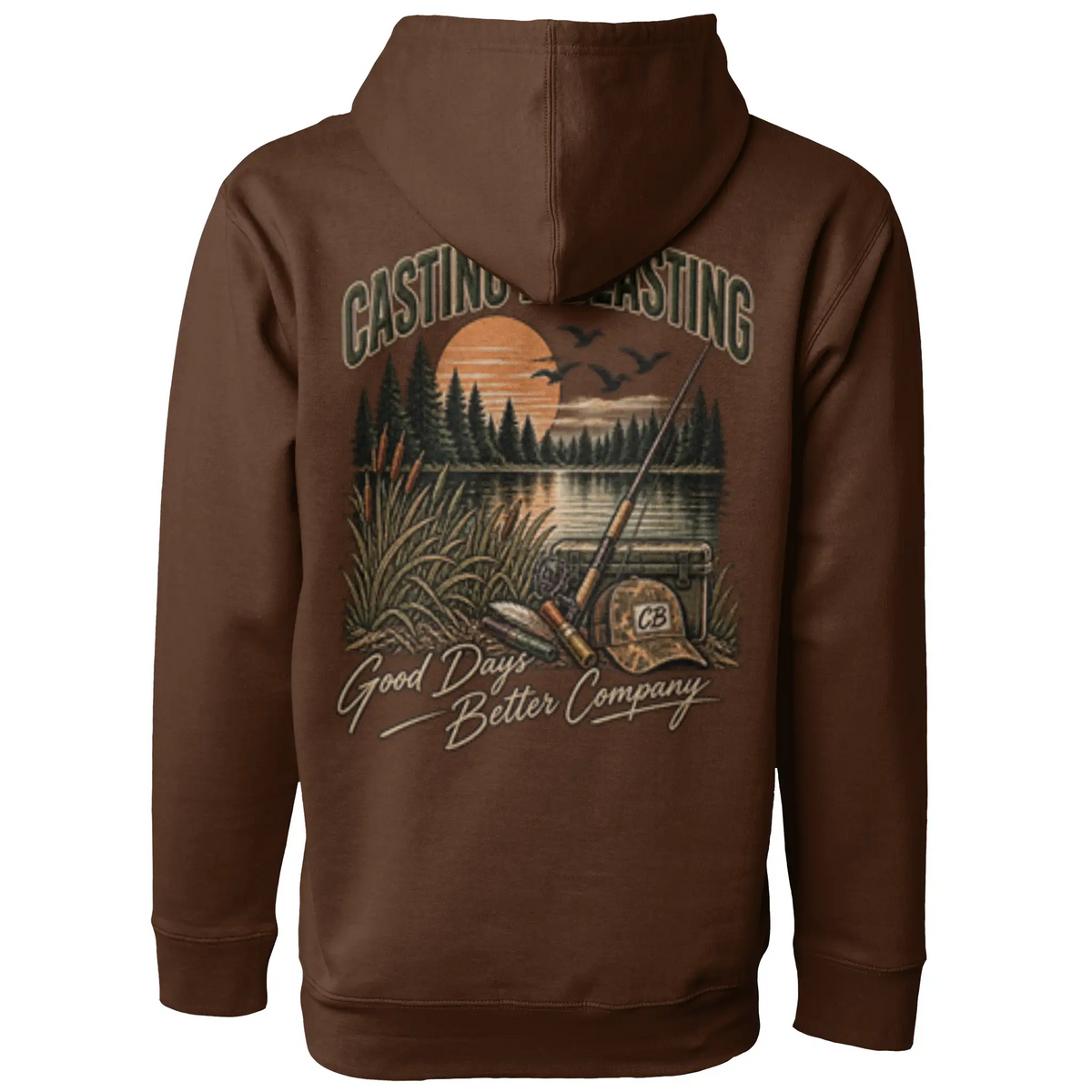 Brown - independent pullover hoody